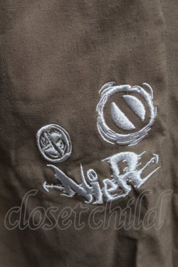 画像3: NieR Clothing / ベルトストラップジャンパースカート  カーキ S-25-08-07-037-PU-OP-AS-ZS