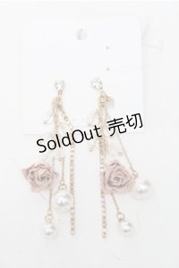 axes femme / ローズビジューイヤリング   S-25-08-08-001-AX-AC-AS-ZS
