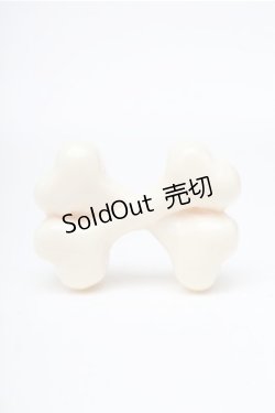 画像2: Q-pot. / ボーンリボンパーツ  オフ S-25-08-08-006-QP-ZA-AS-ZS