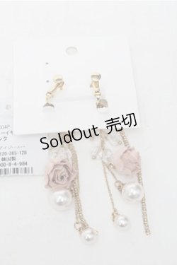 画像2: axes femme / ローズビジューイヤリング   S-25-08-08-001-AX-AC-AS-ZS