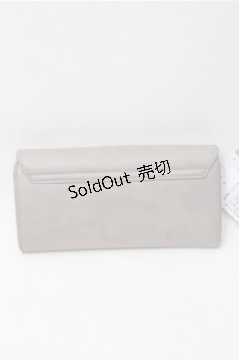 画像2: axes femme / バラ刺繍長財布  グレージュ S-25-08-08-013-AX-ZA-AS-ZTK025 (2)