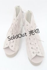 axes femme / レースアップブーサン L ピンク S-25-08-08-014-AX-SH-AS-ZS