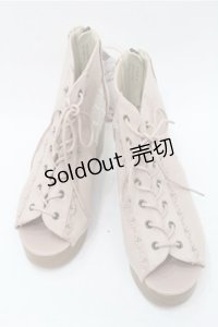 axes femme / レースアップブーサン L ピンク S-25-08-08-014-AX-SH-AS-ZS
