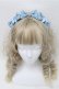 画像2: BABY,THE STARS SHINE BRIGHT / Dotツイルの3つリボンカチューシャ  サックス S-25-08-08-017-BA-AC-AS-ZS (2)