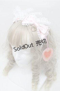 画像1: BABY,THE STARS SHINE BRIGHT / My Sweet Baby Cafe Dotカチューシャ  ピンク S-25-08-08-018-BA-AC-AS-ZS