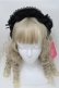画像2: Angelic Pretty / Teatimeフリルカチューシャ  黒 S-25-08-08-020-AP-AC-AS-ZS (2)