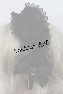 画像3: Angelic Pretty / Teatimeフリルカチューシャ  黒 S-25-08-08-020-AP-AC-AS-ZS