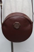 Q-pot. / チョコレートラウンドショルダーバッグ  ブラウン S-25-08-08-022-QP-BG-AS-ZS