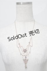 axes femme / 蝶×ビーズ2連ロングネックレス   S-25-08-08-027-AX-AC-AS-ZS