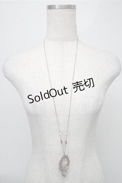画像1: axes femme / ローズカメオ風モチーフネックレス   S-25-08-08-028-AX-AC-AS-ZS