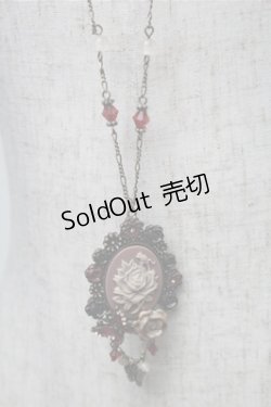 画像2: axes femme / ローズカメオ風モチーフネックレス   S-25-08-08-028-AX-AC-AS-ZS