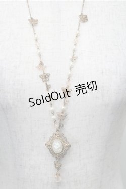 画像2: axes femme / ローズカメオ風モチーフネックレス   S-25-08-08-031-AX-AC-AS-ZS