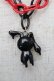 画像2: NieR Clothing / バイカラーネックレス  黒ｘ赤 S-25-08-08-035-PU-AC-HR-ZS (2)