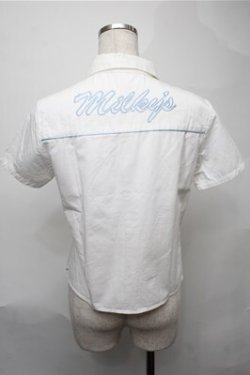 画像2: MILK / レース襟ブラウス  白 S-25-08-08-037-ML-BL-AS-ZS