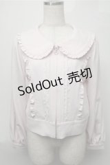 mille fille closet by LODISPOTTO / フリルブルゾン  ピンク S-25-08-08-039-LO-TO-HR-ZS