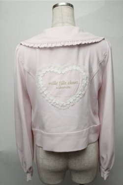 画像2: mille fille closet by LODISPOTTO / フリルブルゾン  ピンク S-25-08-08-039-LO-TO-HR-ZS