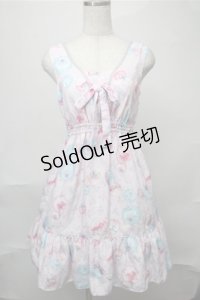 MILK / メイクパフドレス  ピンク S-25-08-08-041-ML-OP-AS-ZS