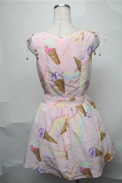 画像2: MILK / Ice Cream WAVE Dress  ピンク S-25-08-08-042-ML-OP-AS-ZS