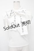 LOLITA / パフ袖プルオーバー  白 S-25-08-09-038-LO-BL-HR-ZS