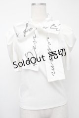 LOLITA / パフ袖プルオーバー  白 S-25-08-09-038-LO-BL-HR-ZS