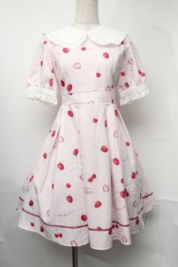 画像1: Amavel / Berry a la modeワンピース  ピンク S-25-08-09-041-CA-OP-HR-ZS