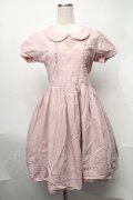 Ank Rouge / Classic Dollyワンピース  ピンク S-25-08-09-042-CA-OP-HR-ZS