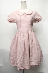 Ank Rouge / Classic Dollyワンピース  ピンク S-25-08-09-042-CA-OP-HR-ZS