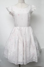 画像1: mille fille closet by LODISPOTTO / アイスクリーム柄ワンピース  ピンク S-25-08-09-044-LO-OP-HR-ZT472 (1)