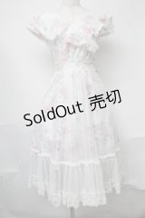 mille fille closet by LODISPOTTO / My Sweet Gardenワンピース  白 S-25-08-09-045-LO-OP-HR-ZS