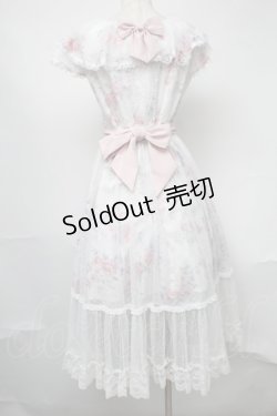 画像2: mille fille closet by LODISPOTTO / My Sweet Gardenワンピース  白 S-25-08-09-045-LO-OP-HR-ZS