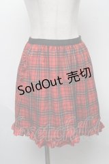 MILK / チェックスカート  赤 S-25-08-09-060-ML-SK-AS-ZS