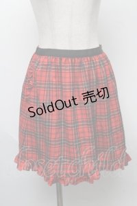 MILK / チェックスカート  赤 S-25-08-09-060-ML-SK-AS-ZS