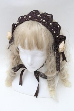 画像1: Innocent World / ロワールヘッドドレス  ブラウン S-25-08-09-009-IW-AC-HR-ZS