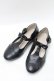 画像1: m petit by misako / AMPUリボンストラップパンプス  黒 S-25-08-09-012-LO-SH-HR-ZS (1)