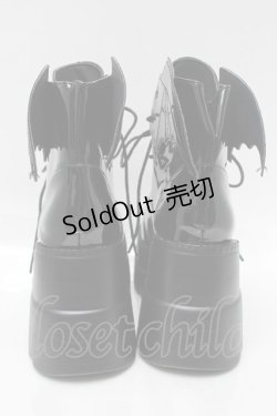 画像3: puppet bombs / 小悪魔厚底ショートブーツ 36 黒 S-25-08-09-014-GO-SH-AS-ZS