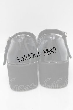画像3: puppet bombs / コウモリバックル厚底パンプス 36 黒 S-25-08-09-015-GO-SH-AS-ZS