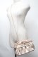 画像1: axes femme / サテンパーティーバッグ  ベージュ S-25-08-09-017-AX-BG-HR-ZS (1)