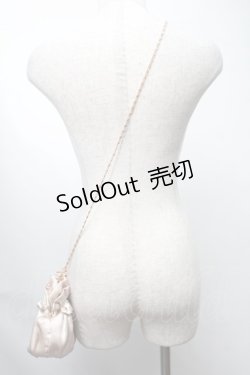 画像3: axes femme / サテンパーティーバッグ  ベージュ S-25-08-09-017-AX-BG-HR-ZS