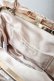 画像4: axes femme / サテンパーティーバッグ  ベージュ S-25-08-09-017-AX-BG-HR-ZS (4)
