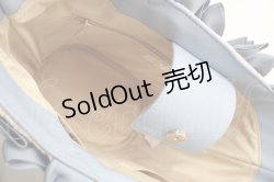 画像4: m petit by misako / NINA'Sコラボ リボンかごバッグ  サックスｘベージュ S-25-08-09-019-LO-BG-HR-ZS