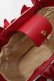 画像4: m petit by misako / NINA'Sコラボ リボンかごバッグ  赤ｘベージュ S-25-08-09-020-LO-BG-HR-ZS (4)