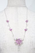 axes femme / 紫陽花モチーフネックレス  紫 S-25-08-09-021-AX-AC-HR-ZS