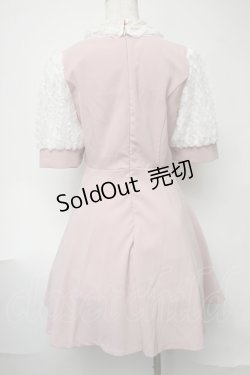 画像2: manon select / レース使いワンピース  ピンク S-25-08-11-040-LO-OP-SZ-ZT473