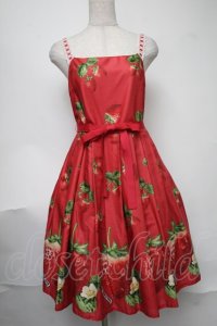 Emily Temple cute / Precocious Berryキャミワンピース  赤 S-25-08-11-047-ET-OP-AS-ZT350