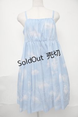 画像1: Jane Marple / Holy Airストラップドレス  サックス S-25-08-11-054-JM-OP-AS-ZS