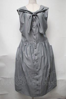 画像1: Physical Drop / 2wayスモックドレス  グレー S-25-08-11-058-LO-OP-AS-ZS