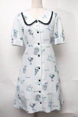 画像1: MILK / Petit tattooワンピース  サックス S-25-08-11-006-ML-OP-HR-ZS