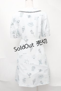 画像2: MILK / Petit tattooワンピース  サックス S-25-08-11-006-ML-OP-HR-ZI