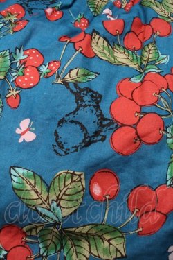 画像3: Jane Marple / springガーデンプリントのハイウエストホルターサンドレス  ブルー S-25-08-11-066-JM-SK-HR-ZS