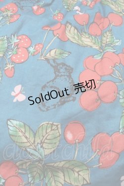 画像3: Jane Marple / springガーデンプリントのハイウエストホルターサンドレス  ブルー S-25-08-11-066-JM-SK-HR-ZT351